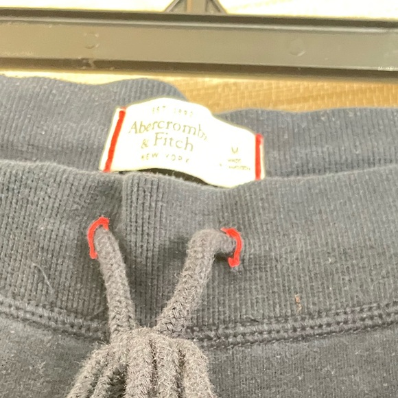 Abercrombie & Fitch Dark Blue Joggers with Red Logo - Picture 6 of 6